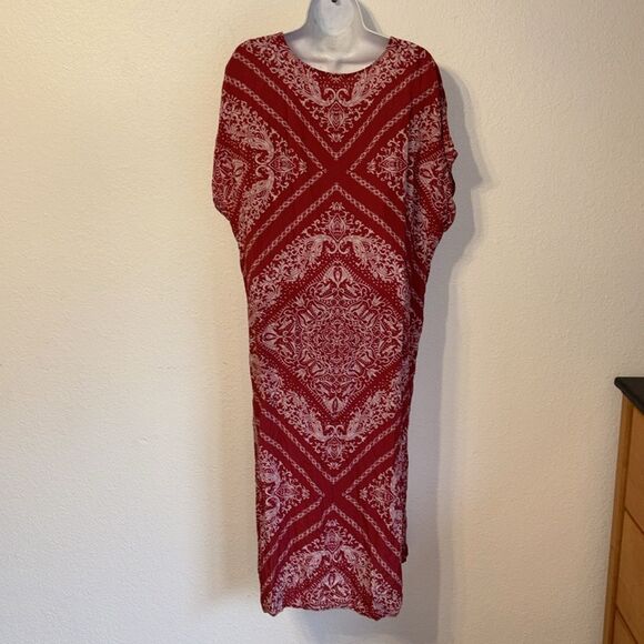 Novella Royale Margot Caftan Midi Tunic Dress Small - Picture 5 of 5